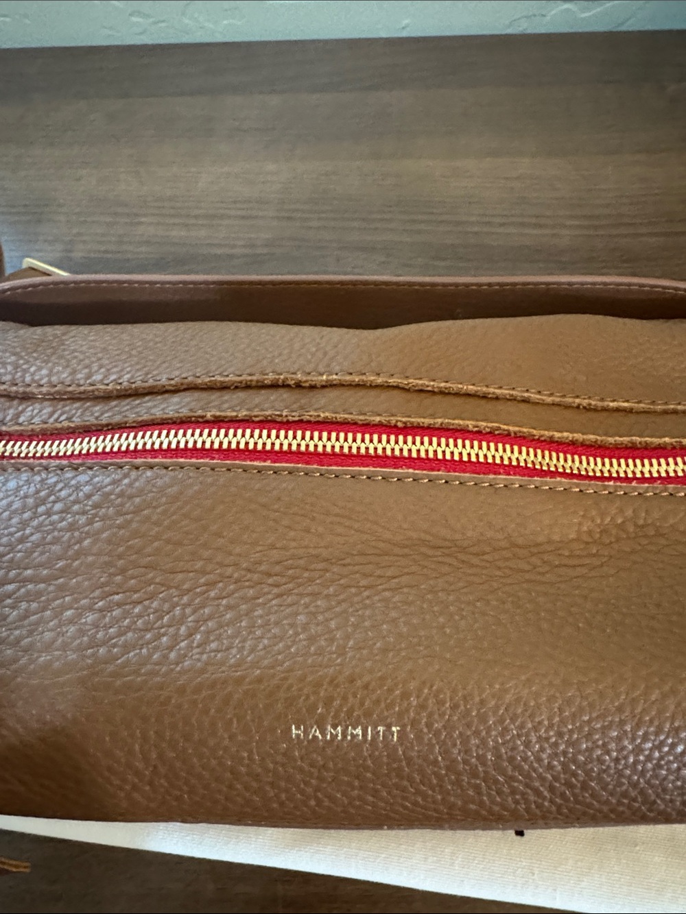 Hammitt Doxie Medium in Mahogany Pebble. - Picture 8 of 12